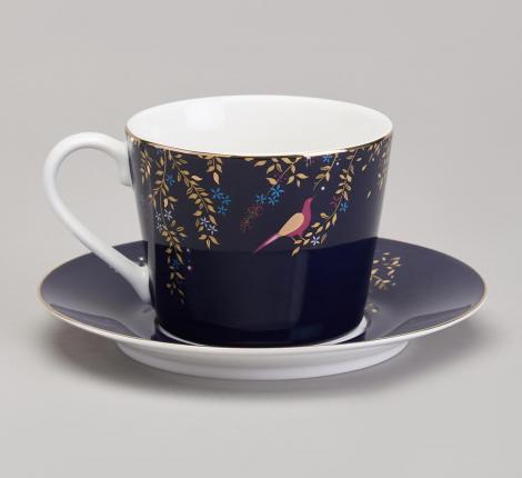Чайная пара "GOLDEN BIRDS" 419-127, 220 мл