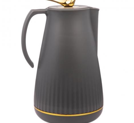 Термос со стеклянной колбой (с клапаном) "AGNESS" 734-202, 950 мл