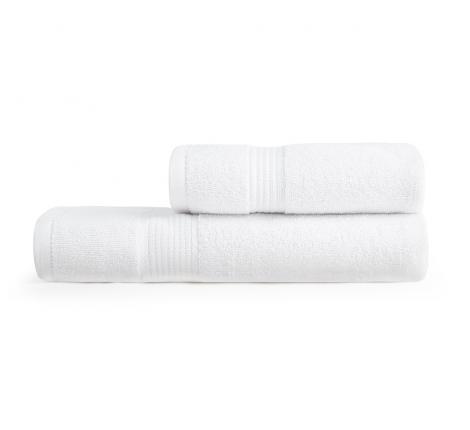 Комплект махровых полотенец "Sofi de Marko" Modena (белый), 50х90+70х140