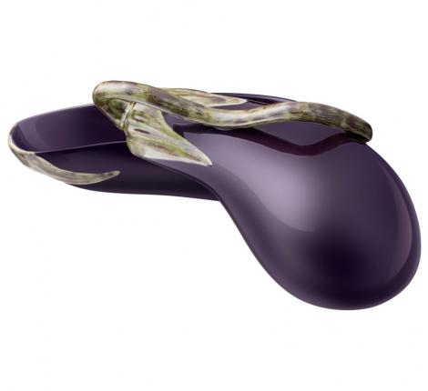 Блюдо для запекания с крышкой "БАКЛАЖАН", 1000 мл