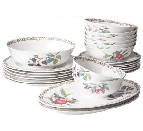 Сервиз обеденный "FRUIT GARDEN" на 6 персон, 23 предмета