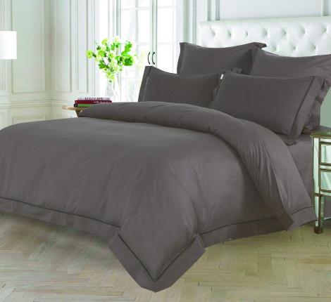 Постельное белье "Sofi de Marko" Изольда (кофе) Сатин ДеЛюкс, Евро