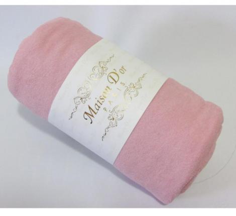 Простыня на резинке махровая с наволочками &quot;Maison D'or&quot; DUZ (грязно-розовый), 100х200