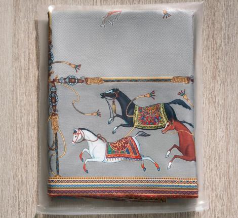 Скатерть с пропиткой LEFARD "PASSAGE" 140х180 см, серый