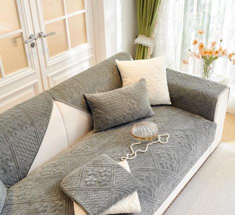 Накидка на диван Tango "Sofa" АБСТРАКЦИЯ 90x160 (1 шт.), 90x210 (1 шт.), серый