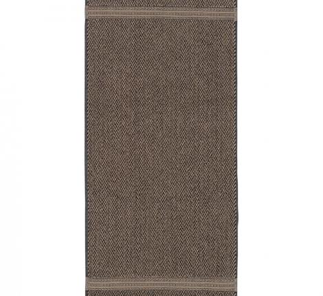 Полотенце махровое "INVERNESS" 50х100, бежево-черный