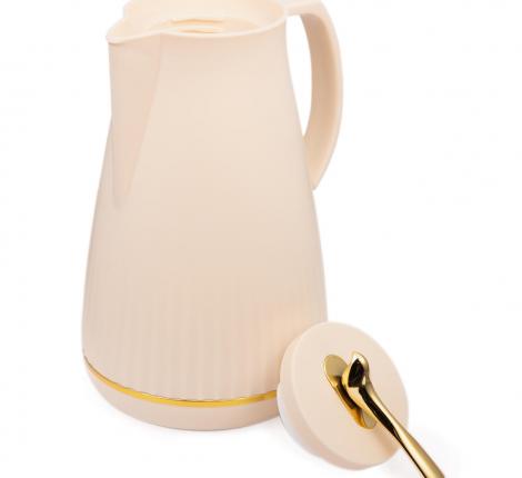 Термос со стеклянной колбой (с клапаном) "AGNESS" 734-200, 950 мл