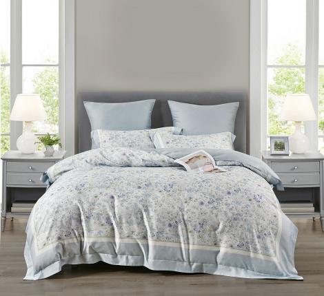 Постельное белье "Asabella" 2272-6 Фланель, Евро