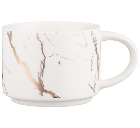 Набор кружек на металлической подставке 4 штуки "FANTASY", 300 мл (белый)