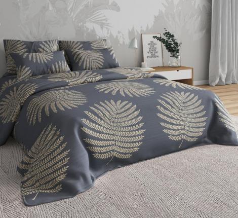 Постельное бельё "Листья папоротника" Бязь, 2 спальный