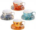 Чайный набор "ART COLLECTION" (В. ВАН ГОГ) на 4 персоны, 8 предметов (250 мл)