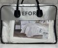Постельное белье с одеялом EFOR PREMIUM SATEN (белый), Евро