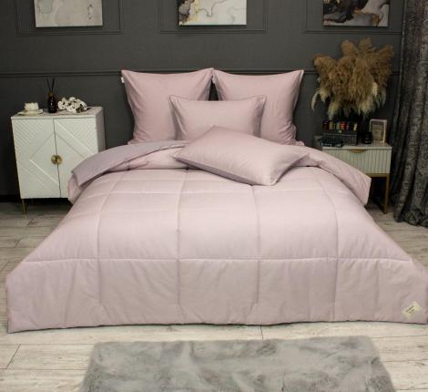 Постельное белье с одеялом "Kazanov.A." Шеффилд (лаванда жемчуг пудра) Сатин, Евро