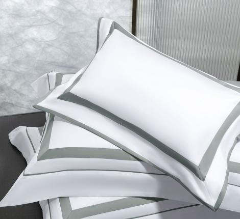 Постельное белье "Asabella" 2334-6 Сатин ДеЛюкс, Евро