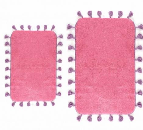 JOY Pembe (розовый) Коврик для ванной, 60x90