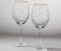 Набор бокалов для вина 2 штуки "GOLDY", 540 мл