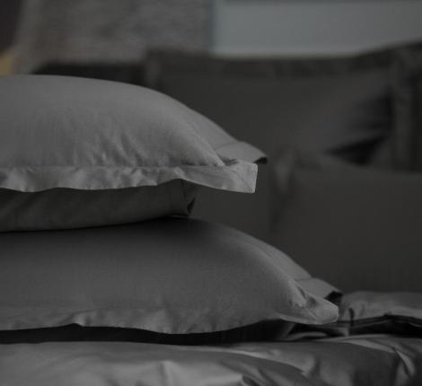 Простыня "GRAPHITE ALLURE GRASS" Мако-Сатин, 180х240