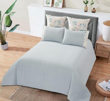 Постельное бельё "KARTEKS" жаккардовый сатин АКВАРЕЛЬ CVP 02, 2 спальный