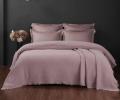 Постельное белье с покрывалом "Kazanov.A." Stonewash Muslin (пыльная роза) Муслин, Евро
