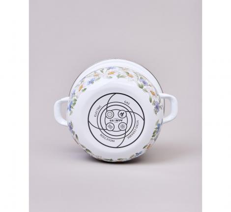 Набор эмалированных кастрюль с крышкой "SENTIMENT", 6 предметов