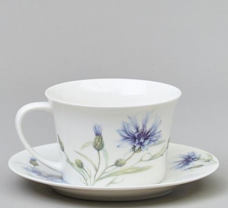 Чайный набор "ВАСИЛЬКИ" 760-839 на 2 персоны, 4 предмета (250 мл)