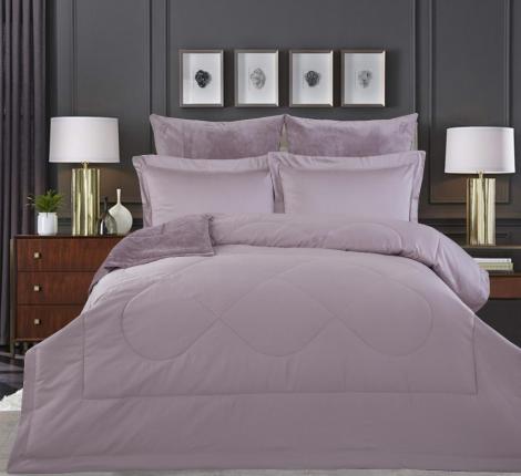 Постельное белье с одеялом "Kazanov.A." Lindor Premium (роза антика) Велюр/Egypt Cotton, Евро