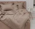 Постельное белье "Sofi de Marko" Моне (темно-бежевый) Страйп Сатин, Семейный