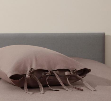 Постельное белье "Sofi de Marko" Аредель (шоколад) Лён, Евро