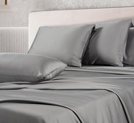 Постельное бельё Sharmes "Bamboo" Семейный, серый