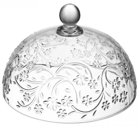 Блюдо сервировочное на ножке с крышкой "BLOSSOM", 19.5*19,5*21,5 см