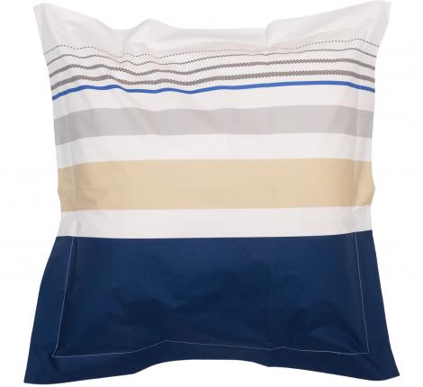 Наволочка "Blanc des Vosges" SUNSET marine перкаль, 60x60