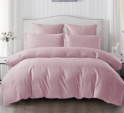 Постельное бельё "KARTEKS" Сатин однотонный SKO-030, Евро