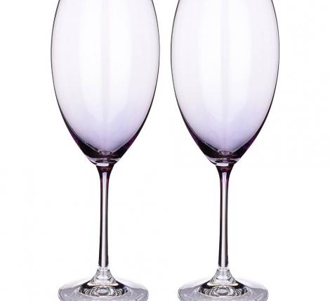 Набор бокалов для вина 2 штуки &quot;GRANDIOSO AMETHYST&quot; 600 мл