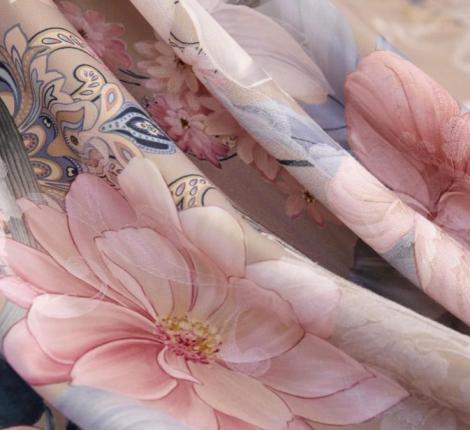 Постельное белье "Sailid" D-222-4 Сатин, Семейный