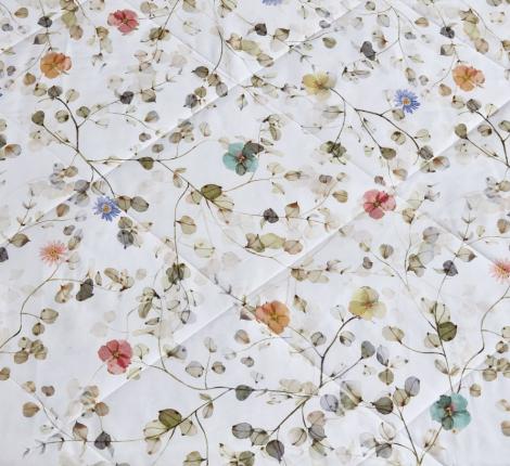 Постельное белье с одеялом "Asabella" 2147-2OSP Мако-Сатин, Семейный