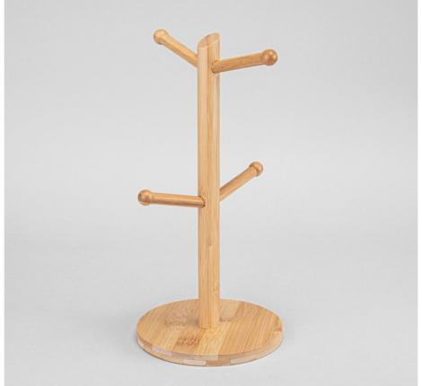 Набор кружек на деревянной подставке 4 шт. "NOVEL", 380 мл