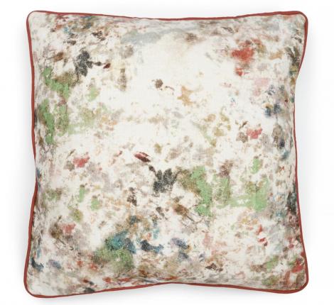 Подушка декоративная "EMPIRE DESIGN" кант бордовый, 40х40