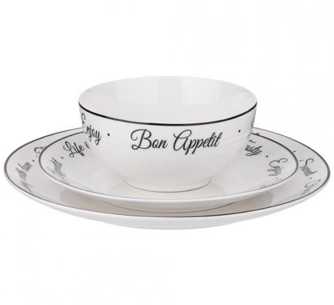 Набор посуды обеденный "BON APPETIT" 87-283 на 6 персон, 18 предметов