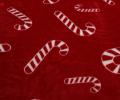 Плед "Sofi de Marko" Christmas Сandy (красный) Велсофт, 150х200
