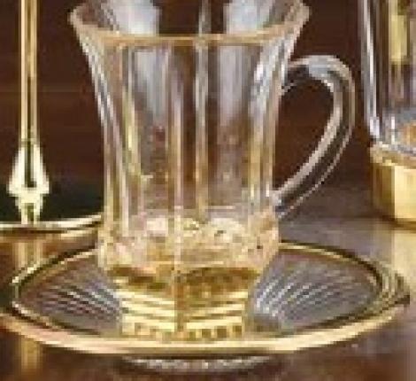 Чайный набор "MACASSAR" хрусталь, на 6 персон