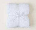 Плед "Barefoot Dreams" CC RIBBED THROW, 137х183 (белый)
