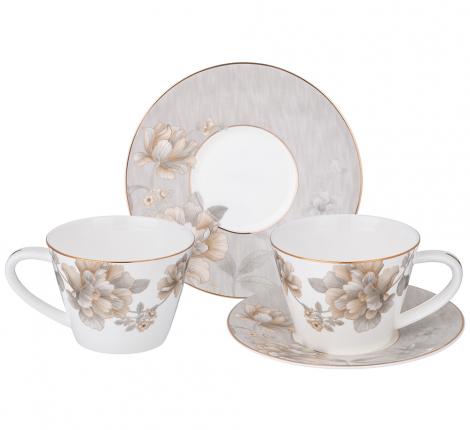 Чайный набор "ОЧАРОВАНИЕ" на 2 персоны, 4 предмета (220 мл)