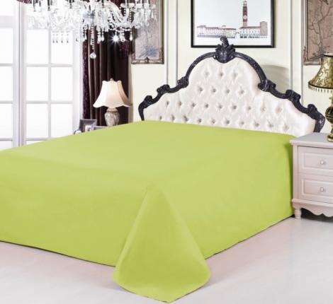 Простынь сатин салатовая (PRC-13), 220x240