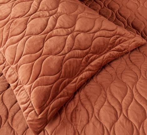 Покрывало "Sofi de Marko" Нобилис (медный) Велюр, 240х260