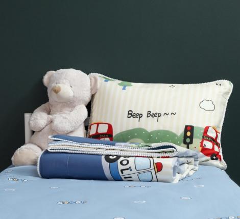 Постельное белье детское с одеялом "Sofi de Marko" Машинки Сатин, 1,5 спальный