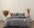 Постельное белье "Sofi de Marko" Аредель (серый) Лён, Евро