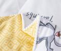 Постельное белье с одеялом детское "Sofi de Marko" Зверушки (желтый) Сатин, 1,5 спальный