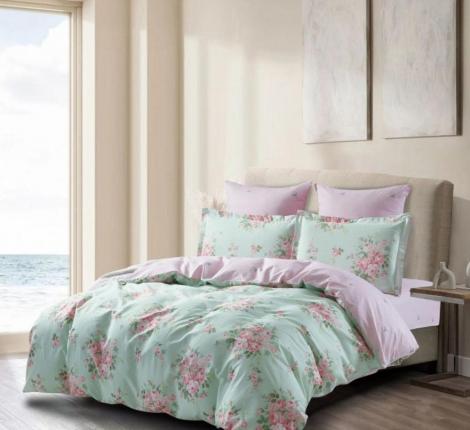 Постельное бельё "KARTEKS" Сатин печатный КВ-595, Евро