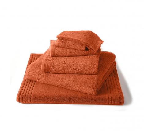 Полотенце махровое "Blanc des Vosges" UNI TERRA COTA (оранжевый), 40х60