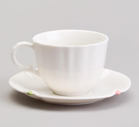 Чайный набор "SUNDAY" микс на 2 персоны, 4 предмета (220 мл)